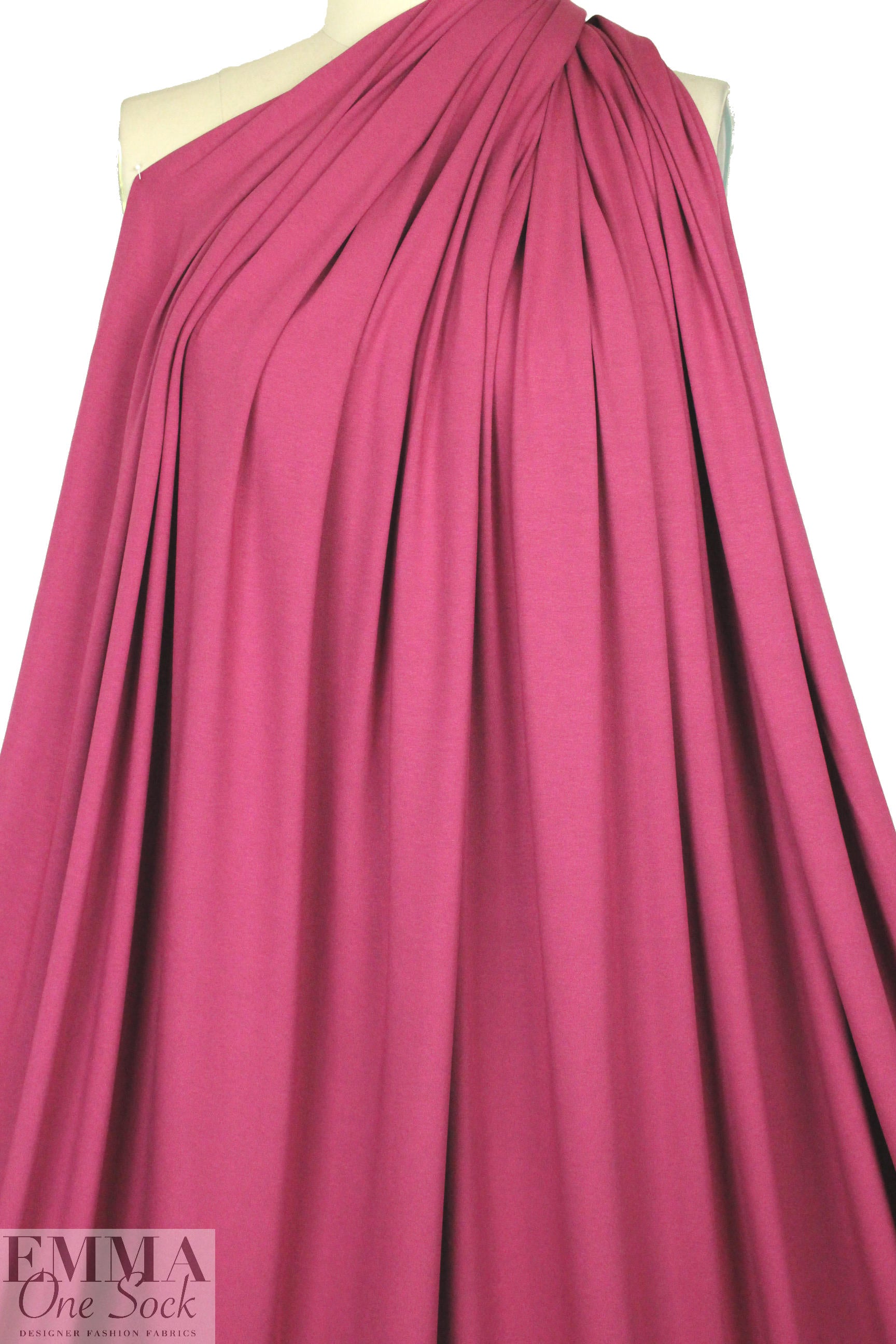 deep rose 11 oz. rayon jersey 4-way