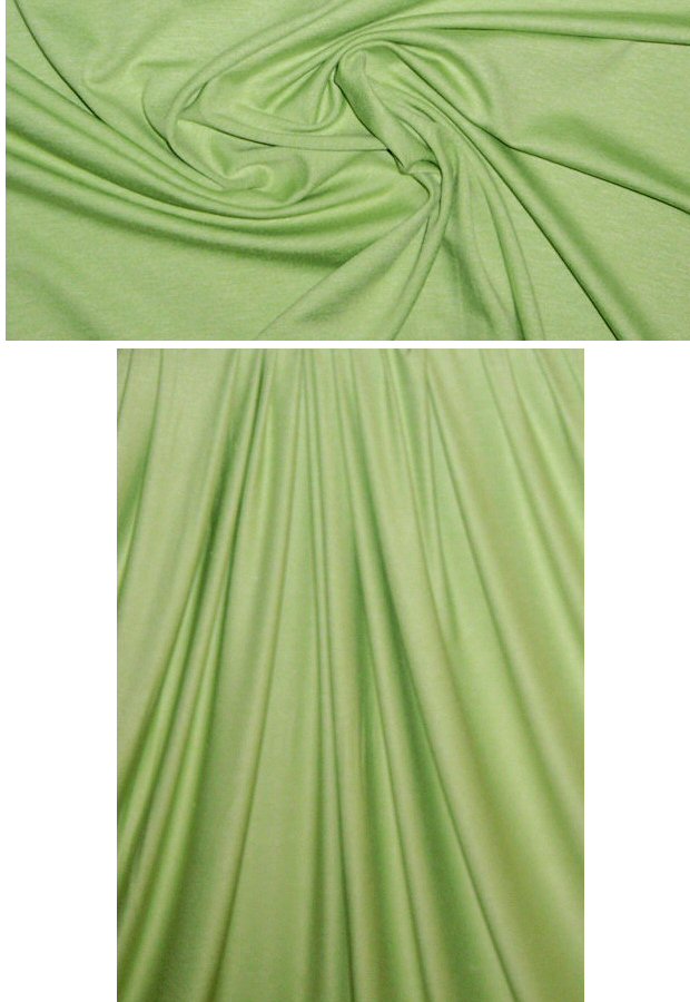 celery 11 oz. rayon jersey 4-way 1.375 yds