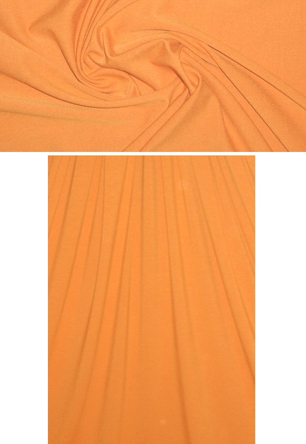 orange spice 11 oz. rayon jersey 4-way .75 yds