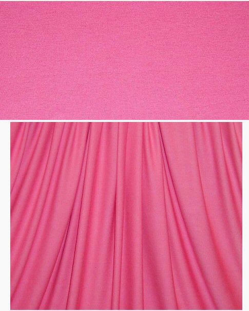 vivid pink 11 oz. rayon jersey 4-way 1.375 yds