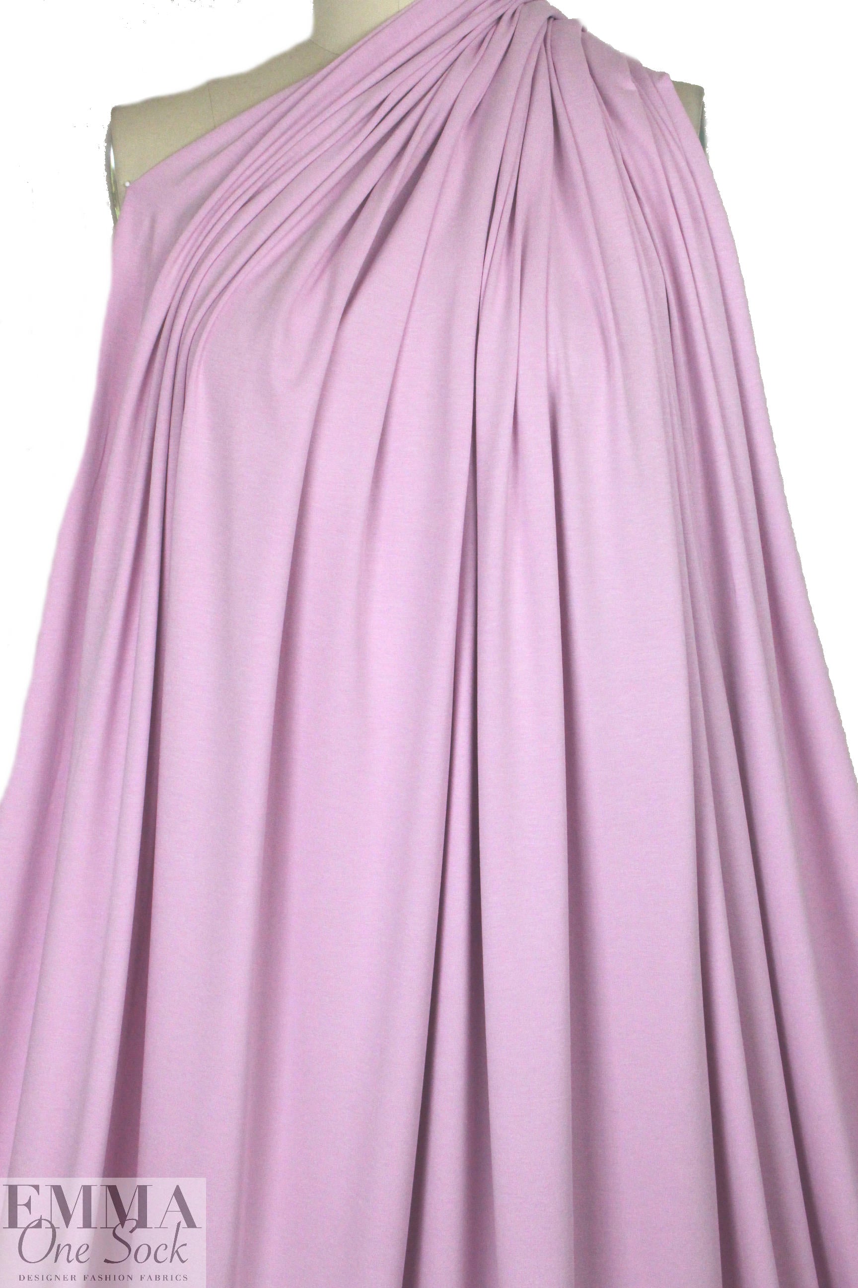 lilac chiffon 11 oz. rayon jersey 4-way 2 yds