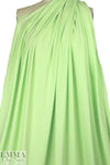 lime mint 11 oz. rayon jersey 4-way .75 yds Minor Flaw