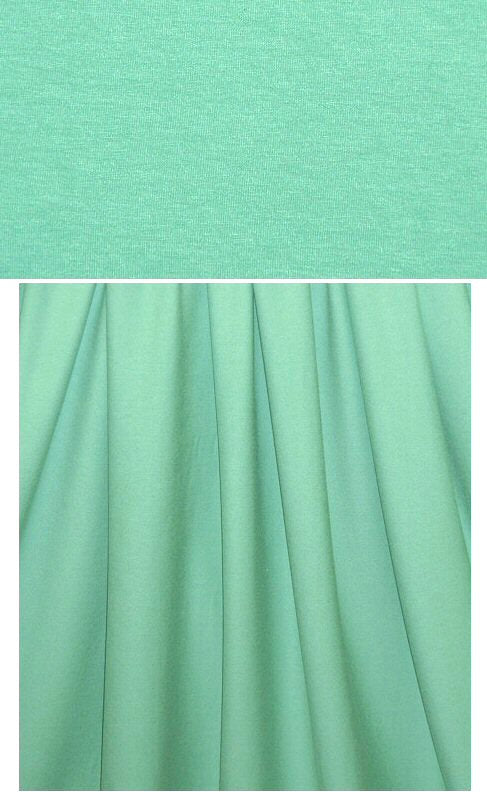 new spearmint 11 oz. rayon jersey 4-way 1.625 yds