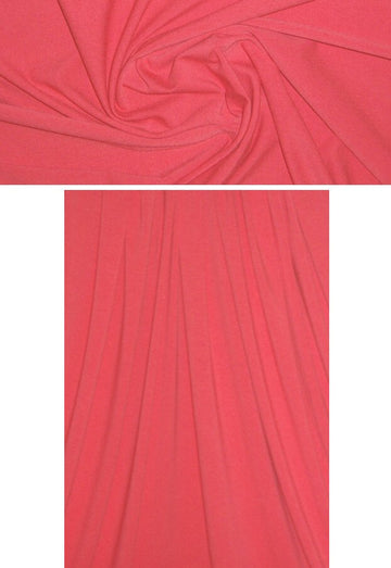 dark coral 11 oz. rayon jersey 4-way