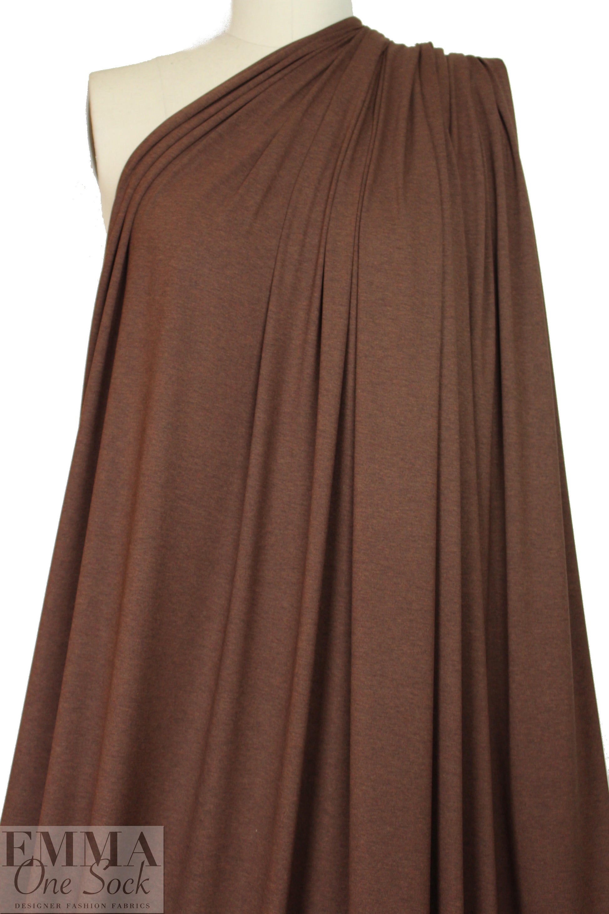 sienna heather 11 oz. rayon jersey 4-way 1.375 yds