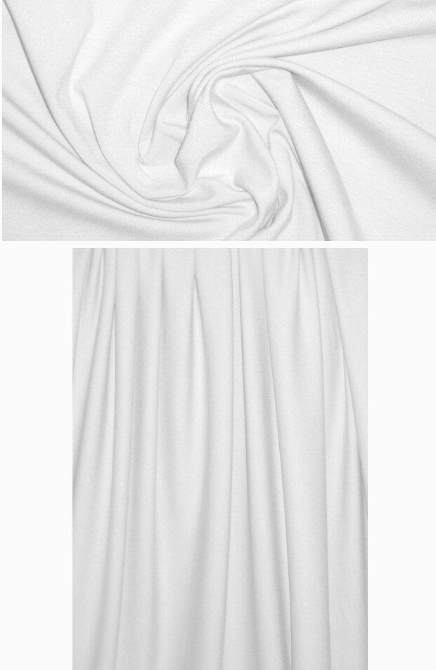 creamy white 14 oz. rayon jersey 4-way 1 yard