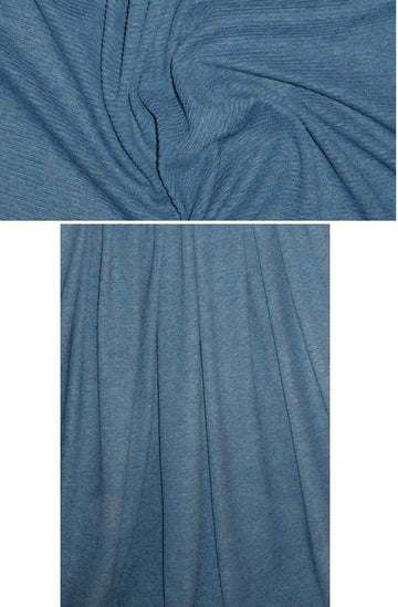 Lands End rayon ottoman knit - denim heather .75 yds