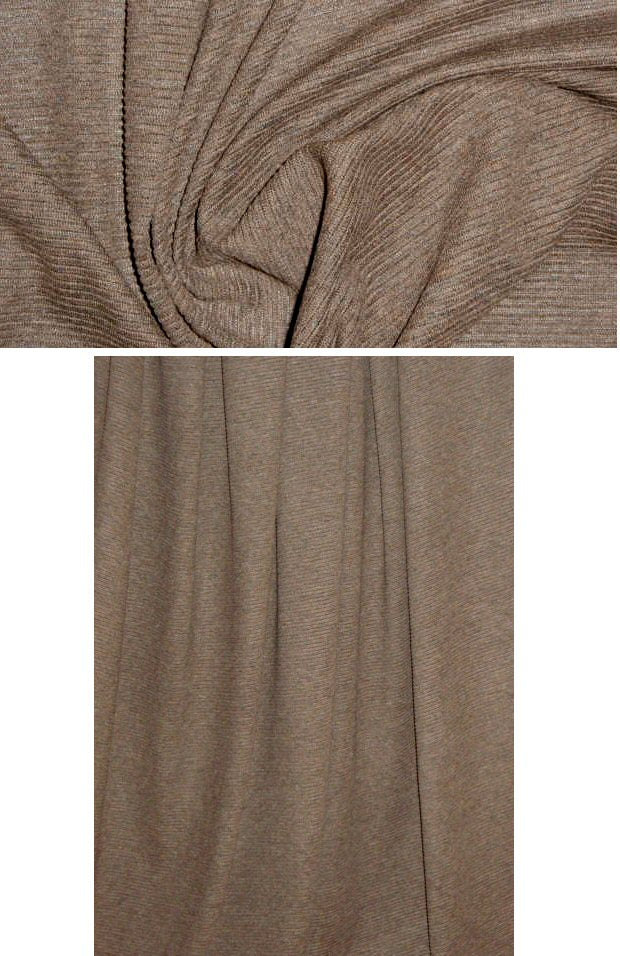 Lands End rayon ottoman knit - driftwood heather