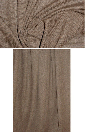 Lands End rayon ottoman knit - driftwood heather .75 yds