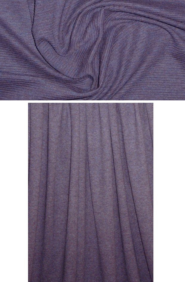 Lands End rayon ottoman knit - purple heather