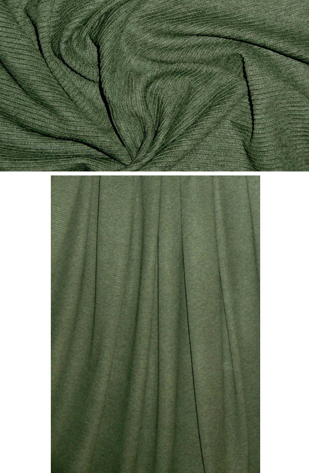 Lands End rayon ottoman knit - fern heather