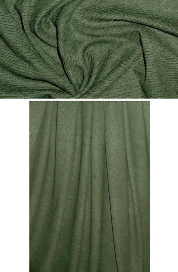 Lands End rayon ottoman knit - fern heather