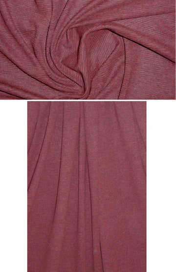 Lands End rayon ottoman knit - marsala heather 2 yds