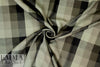 NY designer yarn-dyed herringbone plaid - earthtones