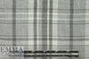 LA designer super soft shades of gray plaid woven