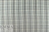 LA designer super soft shades of gray plaid woven