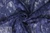 navy crushed, textured fancy jacquard 2 yd