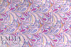 'marbled paper' rayon challis woven - grape/orchid 1.5 yd