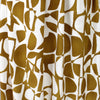 block print style rayon poplin - dijon brown/soft white 1.75 yd