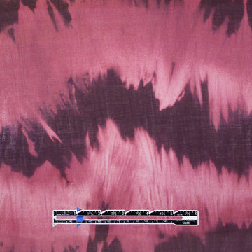 Italian D+G 'boho dye' ramie voile - raspberry/sangria .5 yds