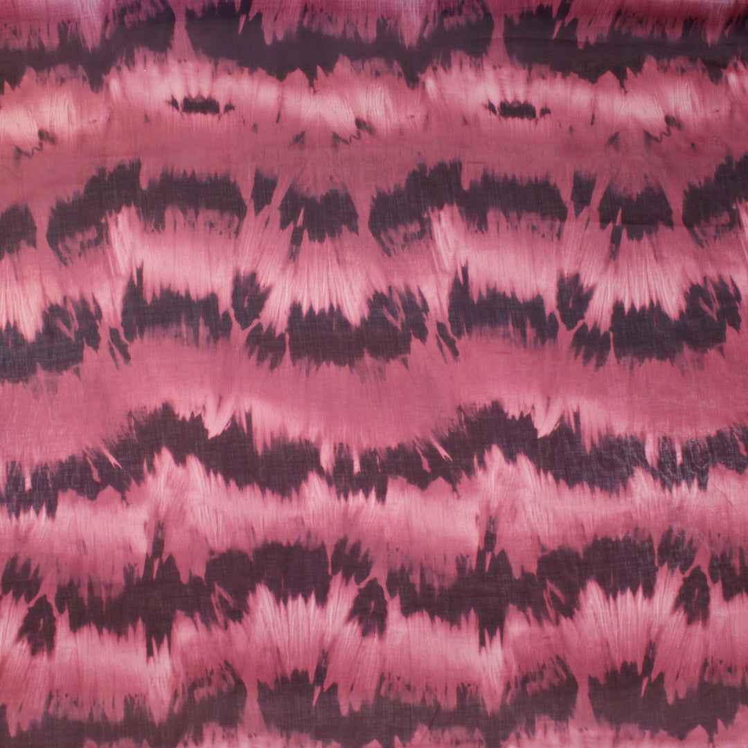 Italian D+G 'boho dye' ramie voile - raspberry/sangria .5 yds