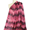 Italian D+G 'boho dye' ramie voile - raspberry/sangria .5 yds