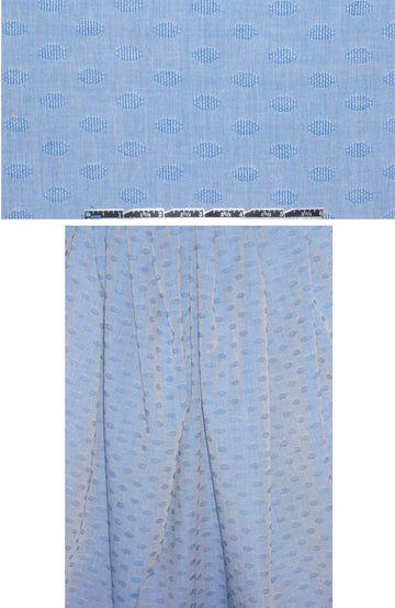 French 100% cotton ellipse shape jacquard 1.75 yd