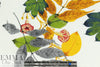 linen-look rayon woven - botanical beauty one