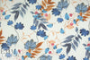 linen-look rayon woven - botanical beauty two