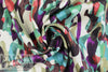 'painterly expression' viscose satin twill woven .625 yds