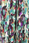 'painterly expression' viscose satin twill woven 2.5 yds
