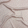 CA designer 'bitsy blooms' drapey rayon twill woven - mauve gray 1.625 yd