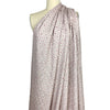 CA designer 'bitsy blooms' drapey rayon twill woven - mauve gray 1.625 yd