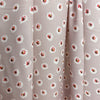 CA designer 'bitsy blooms' drapey rayon twill woven - mauve gray 1.625 yd