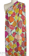 'paper lanterns' viscose woven - multicolor, Oeko-tex cert. 1 yard