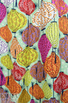'paper lanterns' viscose woven - multicolor, Oeko-tex cert. 1 yard