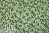 sage 'leopard leaf' viscose voile woven 1.66 yd