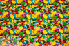 'tutti frutti' graphic print drapey viscose woven 1.75 yds