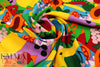 'tutti frutti' graphic print drapey viscose woven 1.75 yds