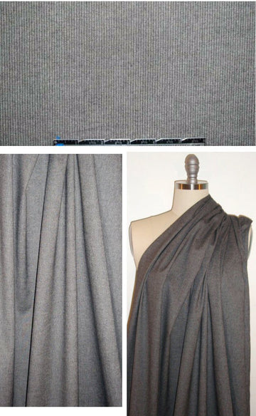 CA designer stretch wool blend striped woven