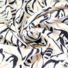 'earthy foliage' rayon blend lightweight textured woven 1.625 yd