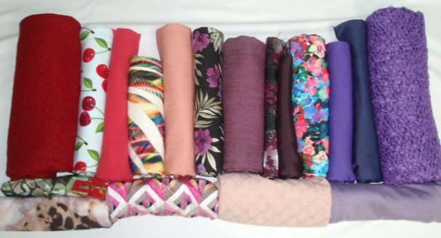 bundle, multicolor, 18 small cuts, 7 lbs