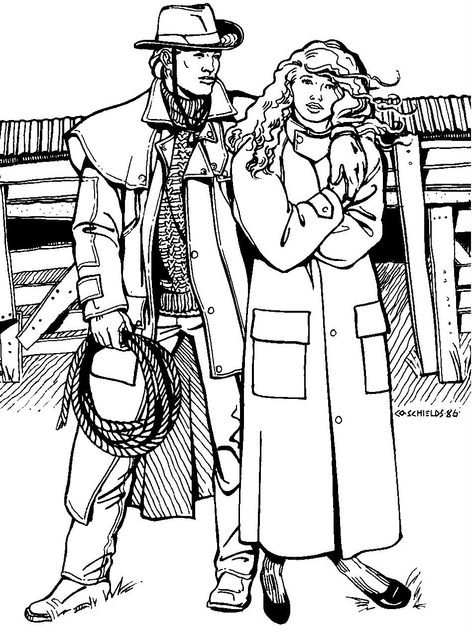 Digital Sewing Pattern - 137 Australian Drover's Coat by Folkwear