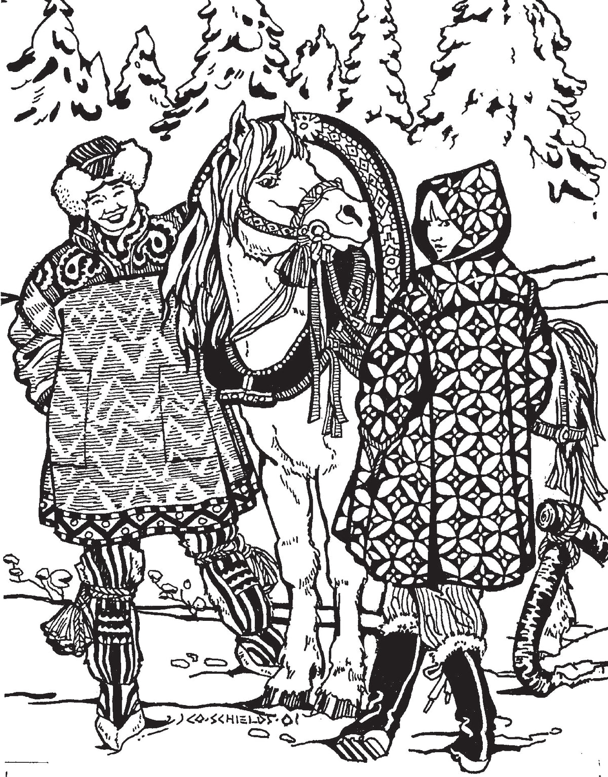 Digital Sewing Pattern - 153 Siberian Parka by Folkwear