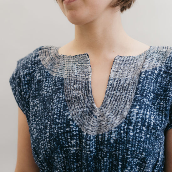 Close up of the top women's  Ghanaian Smock