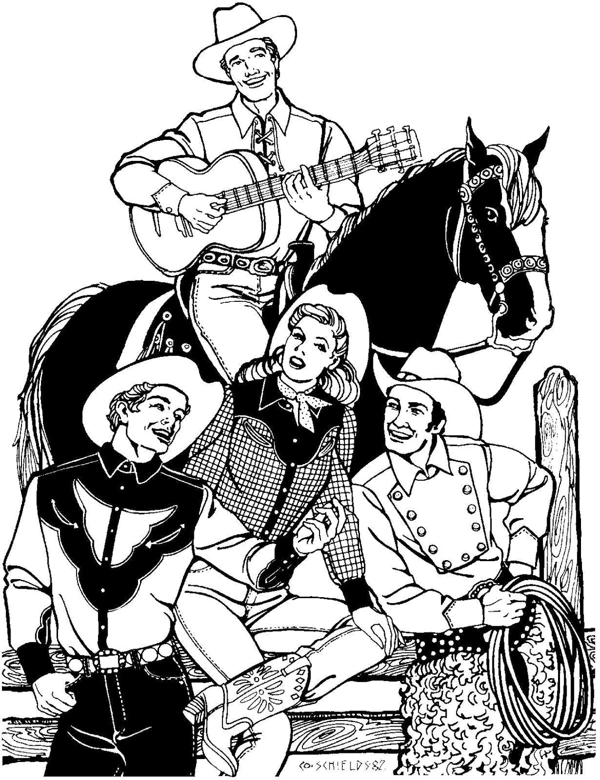 Digital Sewing Pattern - 212 Five Frontier Shirts - PDF pattern by Folkwear