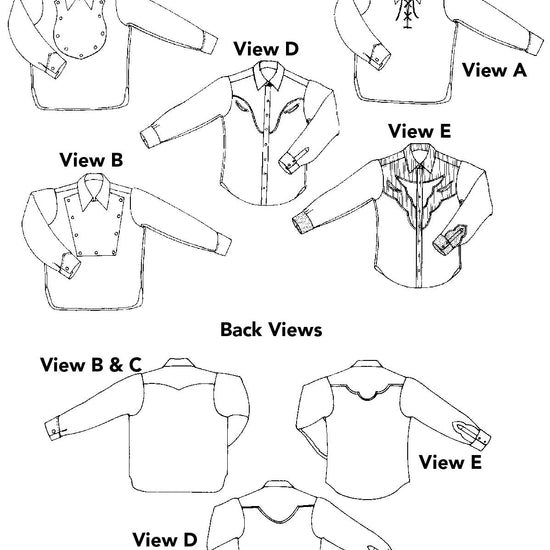 212 Five Frontier Shirts - PDF pattern