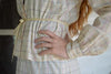 Close up of bottom of 216 Shirtwaist tied at the waist.