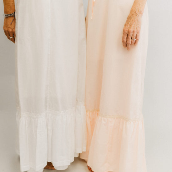 Close up of the bottom of the long slips.