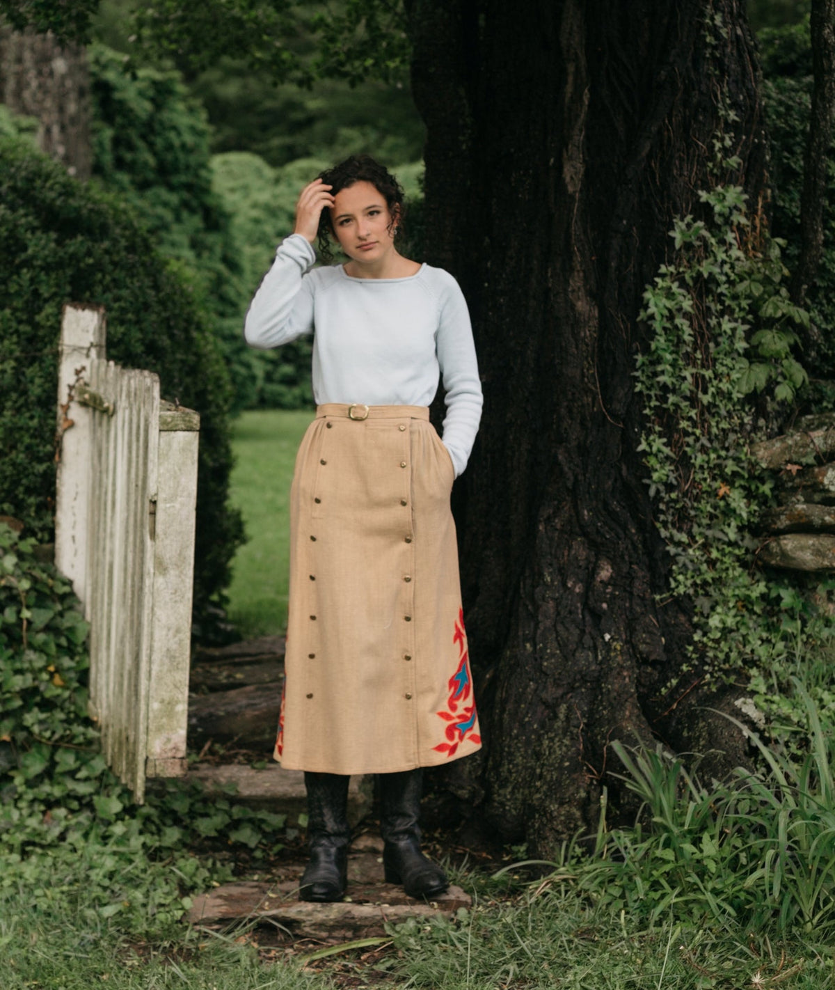 Digital Sewing Pattern - 231 Big Sky Riding Skirt by Folkwear